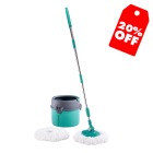 DEMO | Floorwiz Spin Tech Mop | Microfibre Mop with Wash & Dry Bucket