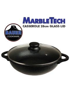 Bauer Marbletech 28cm Casserole | Non-Stick Pot