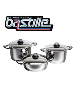 Bastille La Grande 6 Piece Set | Stainless Steel Pot Set