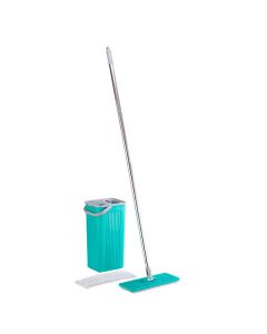 Floorwiz Dual Clean Combo | Microfibre Mop with Wash & Dry Bucket