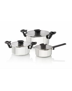 Bauer 6pc Strainer Set | Stainless Steel Pot Set