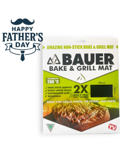 Bauer Bake & Grill Mat 2 Pack | Non-Stick Cooking Mat
