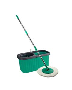 Floorwiz Spin Supreme | Microfibre Mop with Wash & Dry Bucket