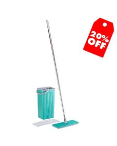 DEMO | Floorwiz Dual Clean Combo | Microfibre Mop with Wash & Dry Bucket