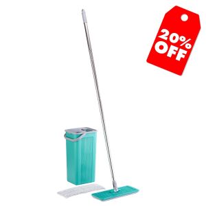 DEMO | Floorwiz Dual Clean Combo | Microfibre Mop with Wash & Dry Bucket